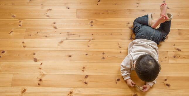 無垢材のフローリング