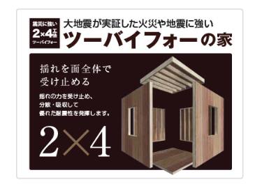 ツーバイフォーの構造